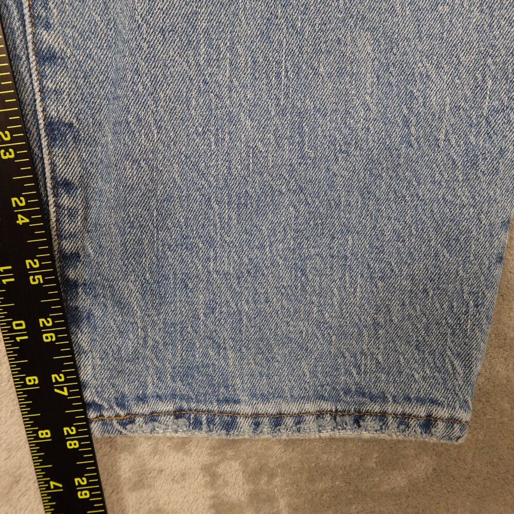 Madewell‎ Jeans Perfect Vintage Straight Jean Women's 33 Blue Denim High Rise - Picture 4 of 12